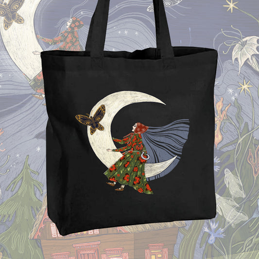 Cotton shopper bag - Baba Yaga