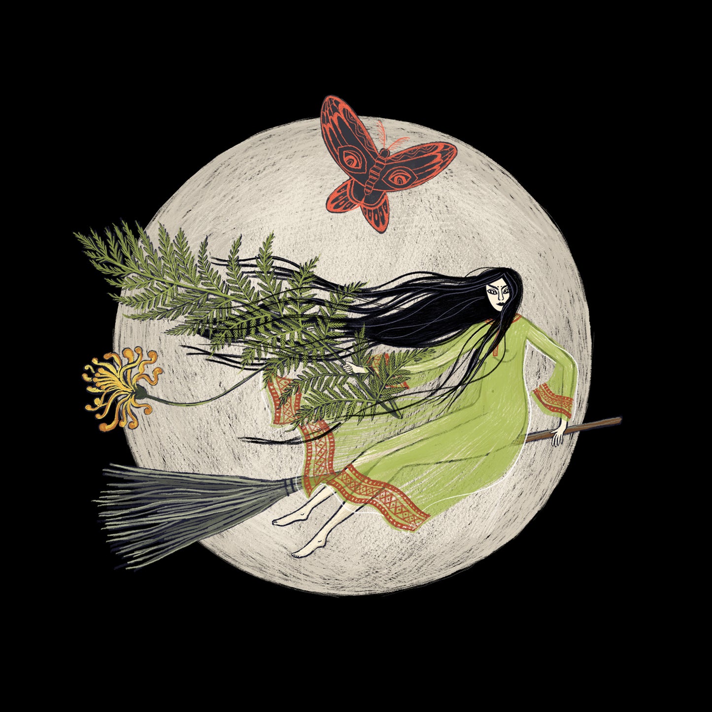 Cotton bag - Witch