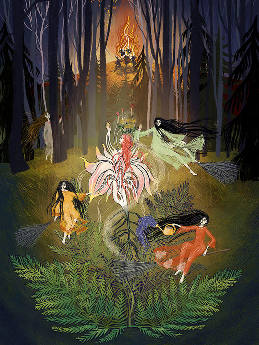 Fire Dance - art print