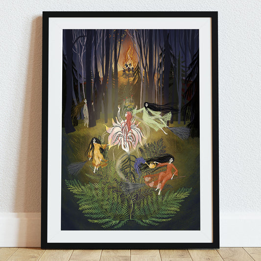 Fire Dance - art print