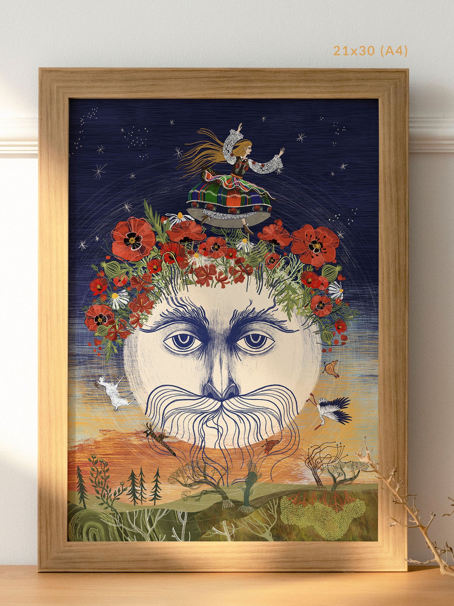 Fire Dance - art print