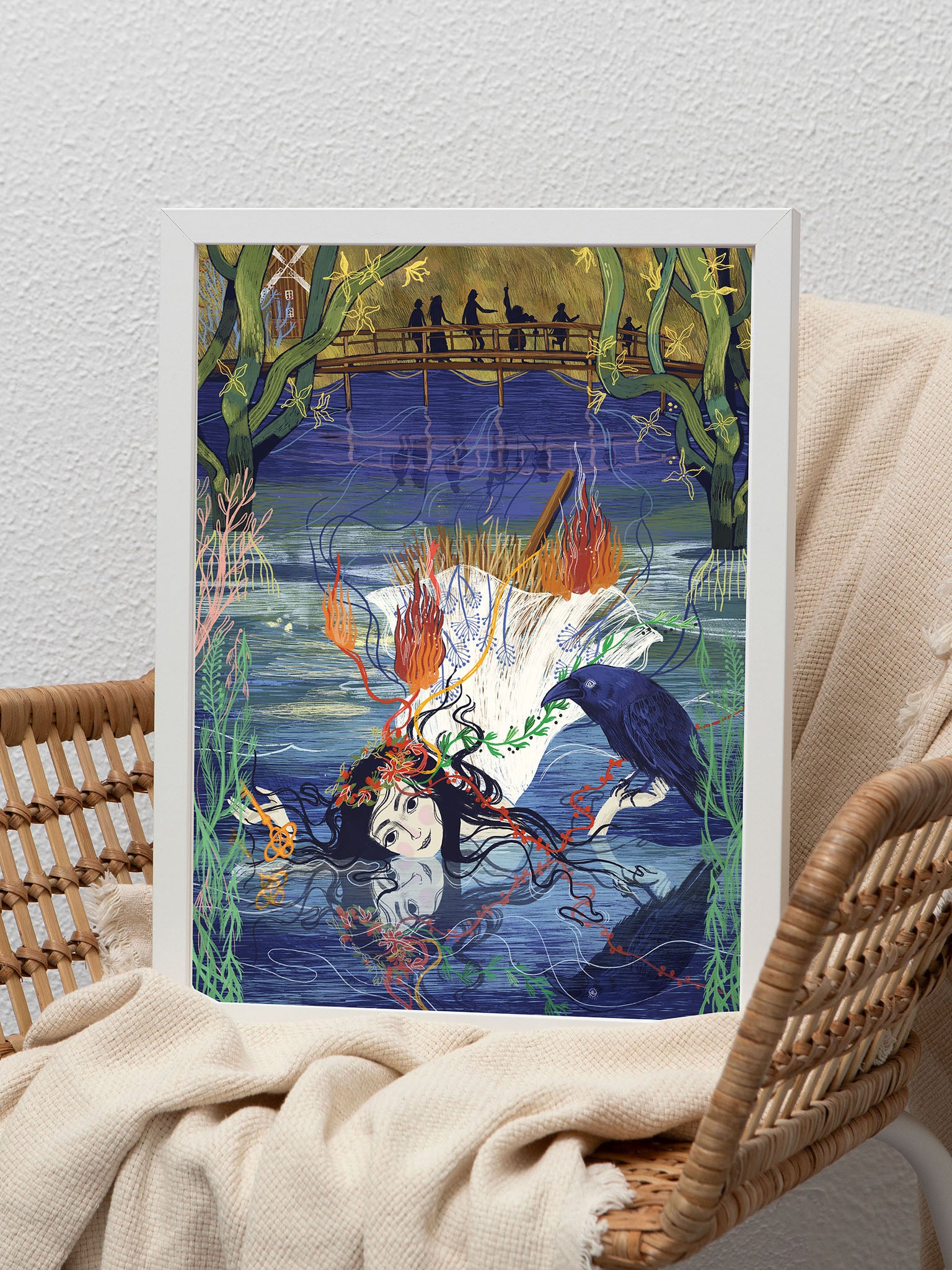 Pożegnanie Marzanny – wydruk Giclée Fine Art na papierze Ilford Matt 235 gsm, Natalia Noszczyńska