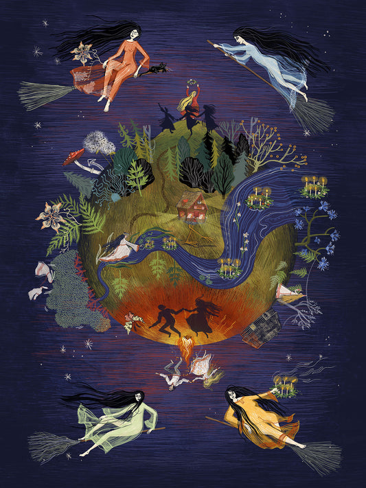 Fire Dance - art print