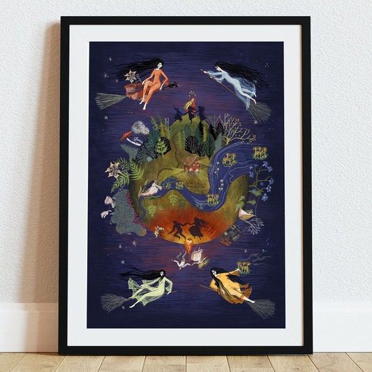 Fire Dance - art print