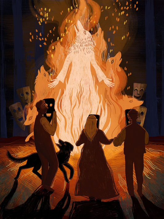 Fire Dance - art print