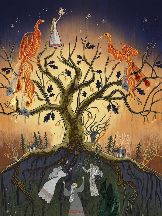 Fire Dance - art print