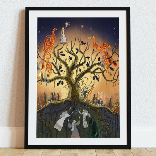 Fire Dance - art print