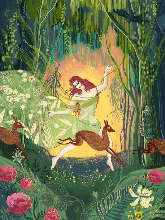 Fire Dance - art print