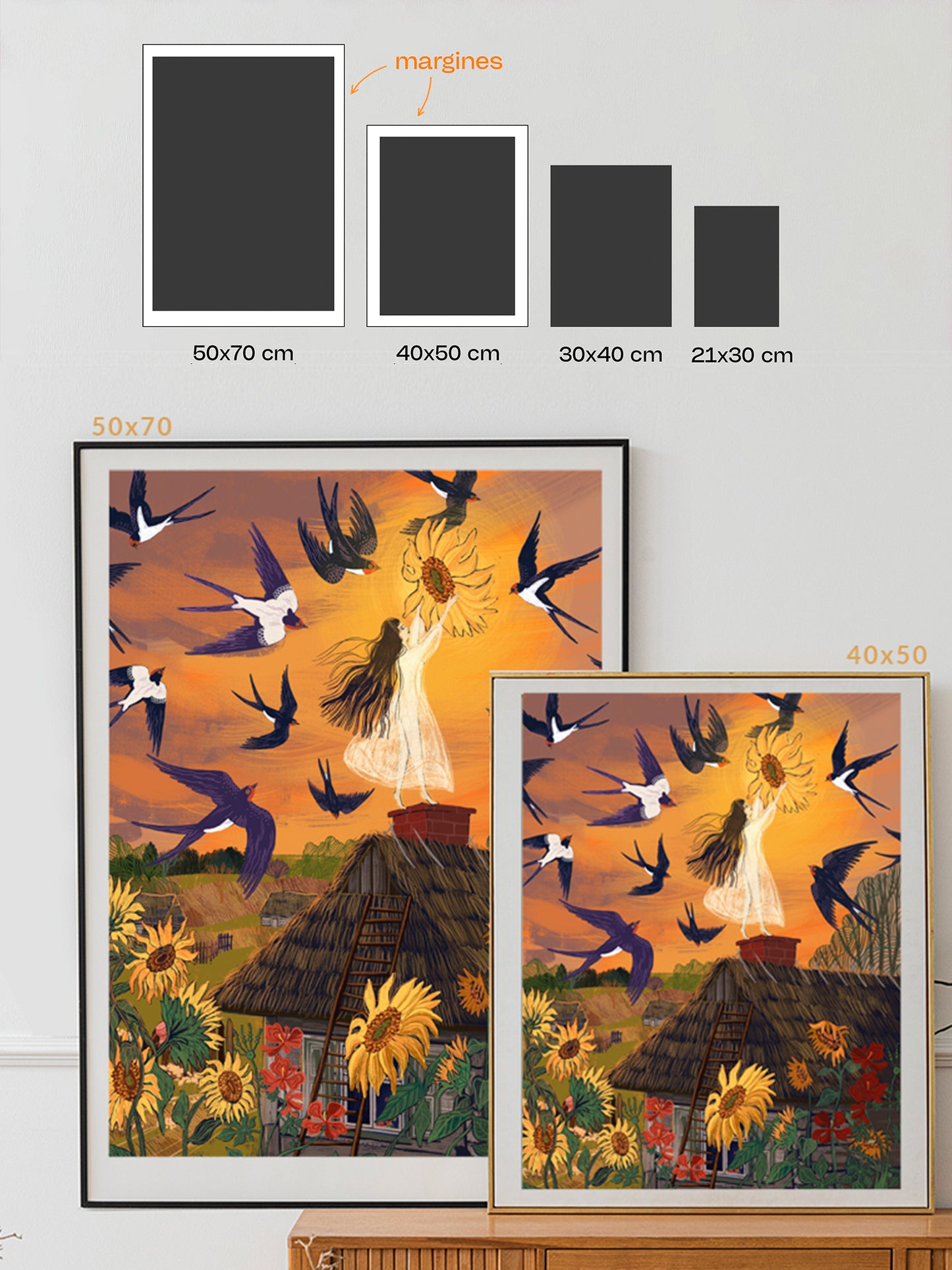 Fire Dance - art print