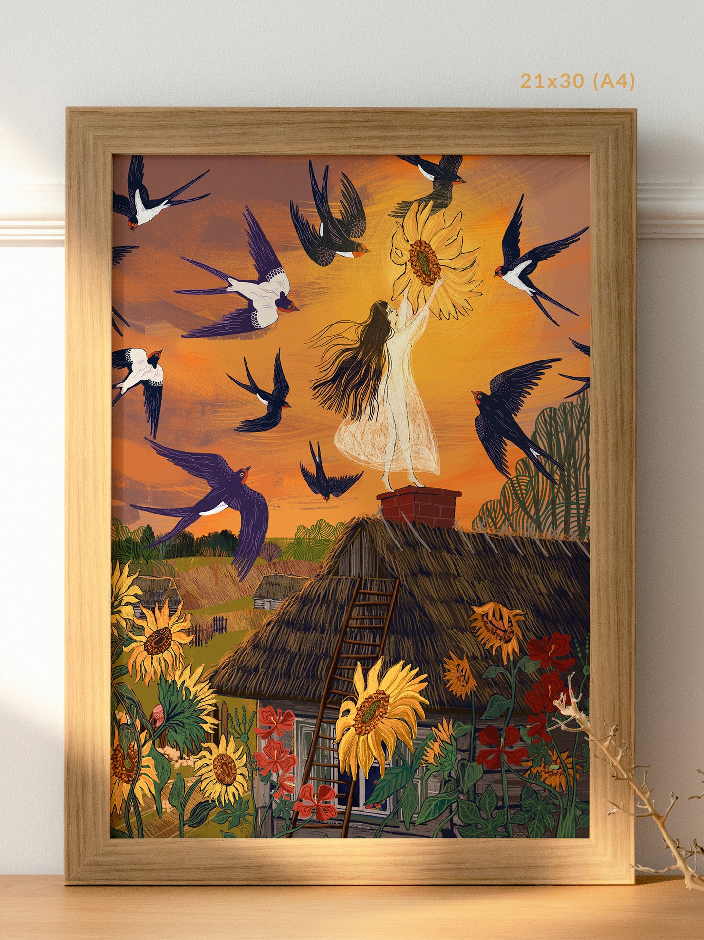 Fire Dance - art print