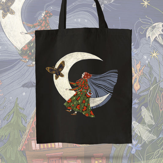 Cotton bag - Baba Yaga