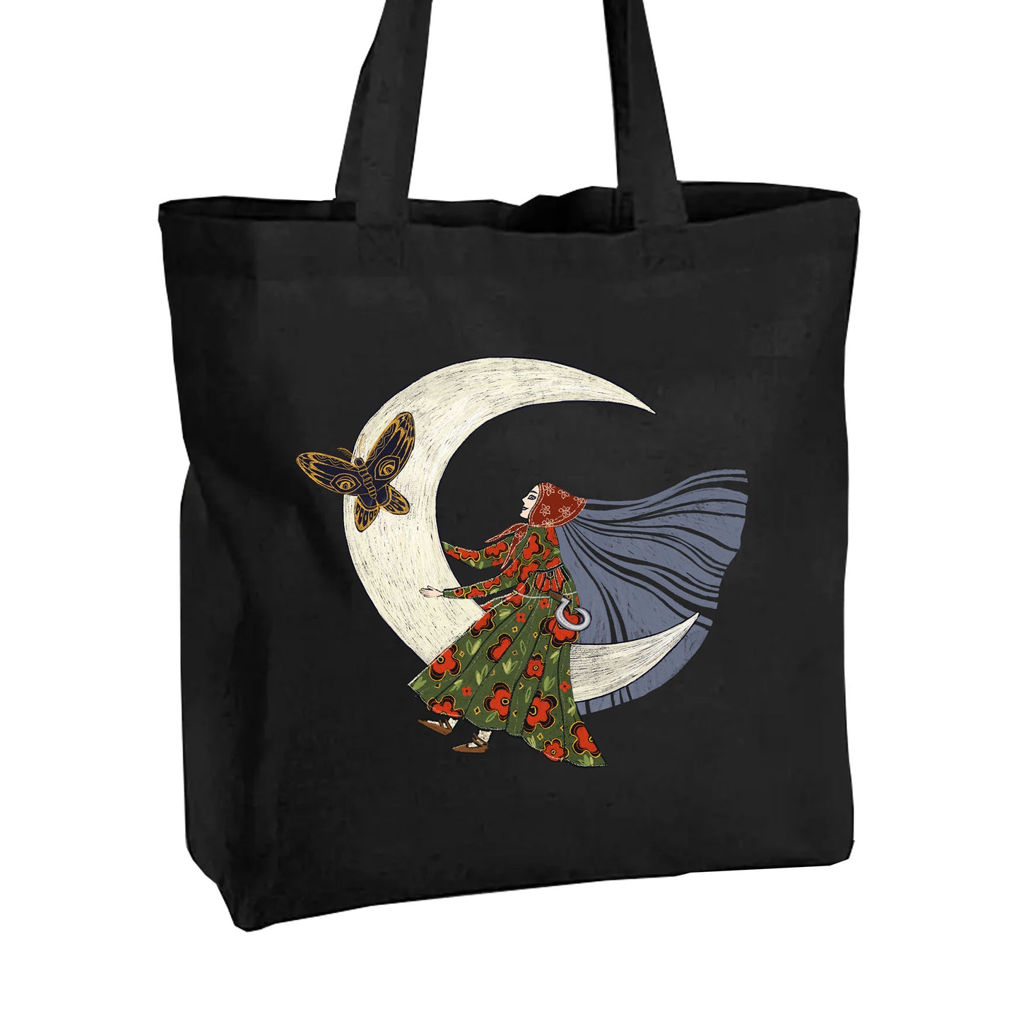 Cotton shopper bag - Baba Yaga