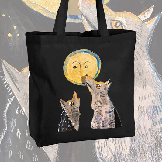 Torba bawełniana shopper - Wilcza Pełnia