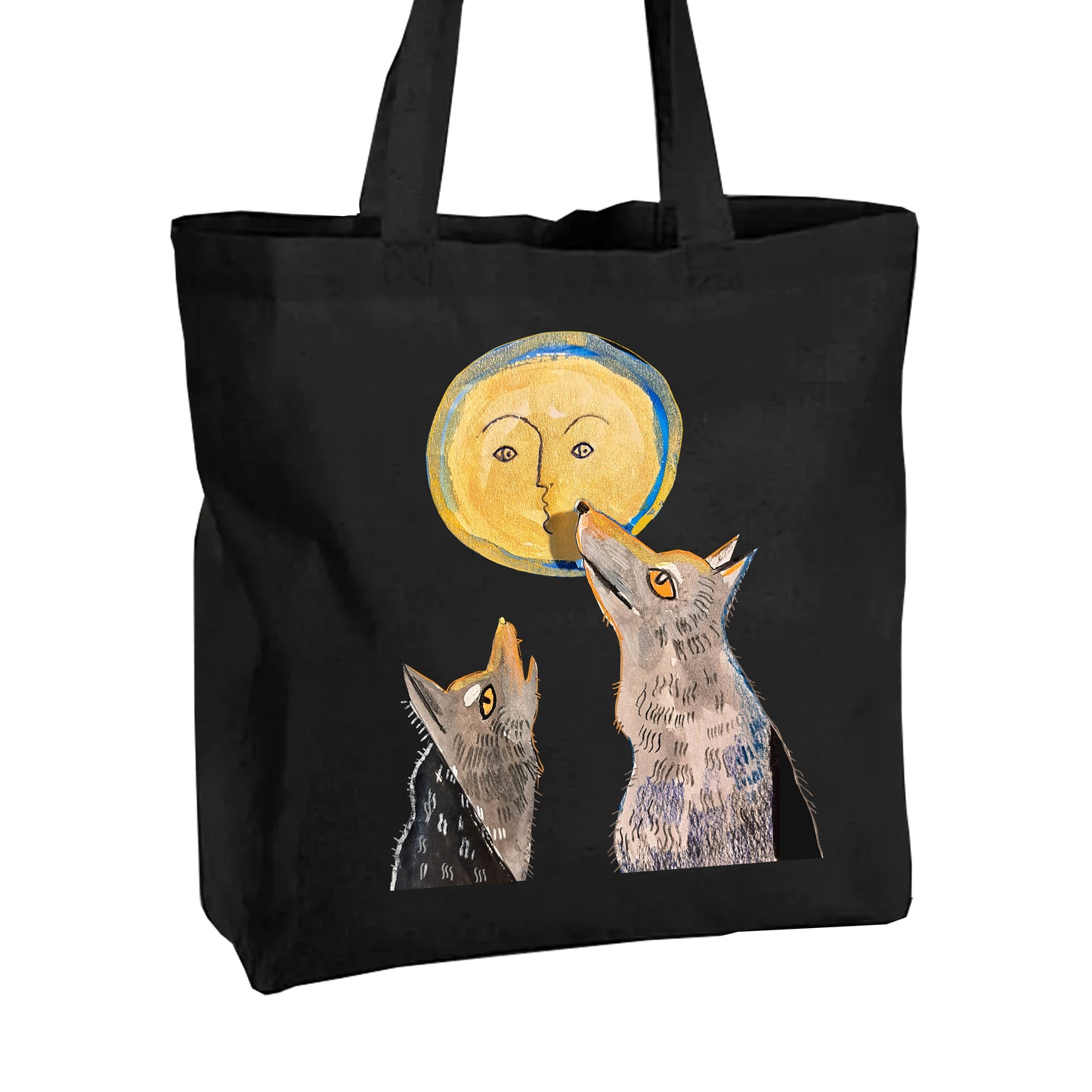 Torba bawełniana shopper - Wilcza Pełnia