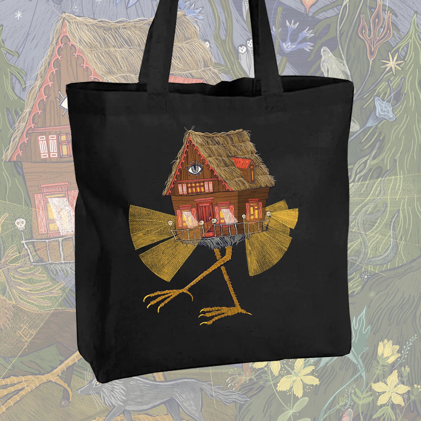 Torba bawełniana shopper - Chata Baby Jagi