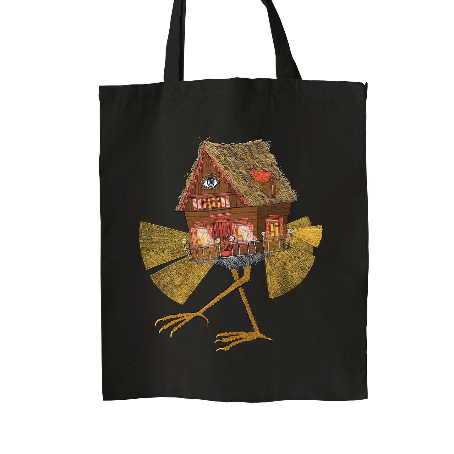Cotton bag - Baba Yaga's Hut