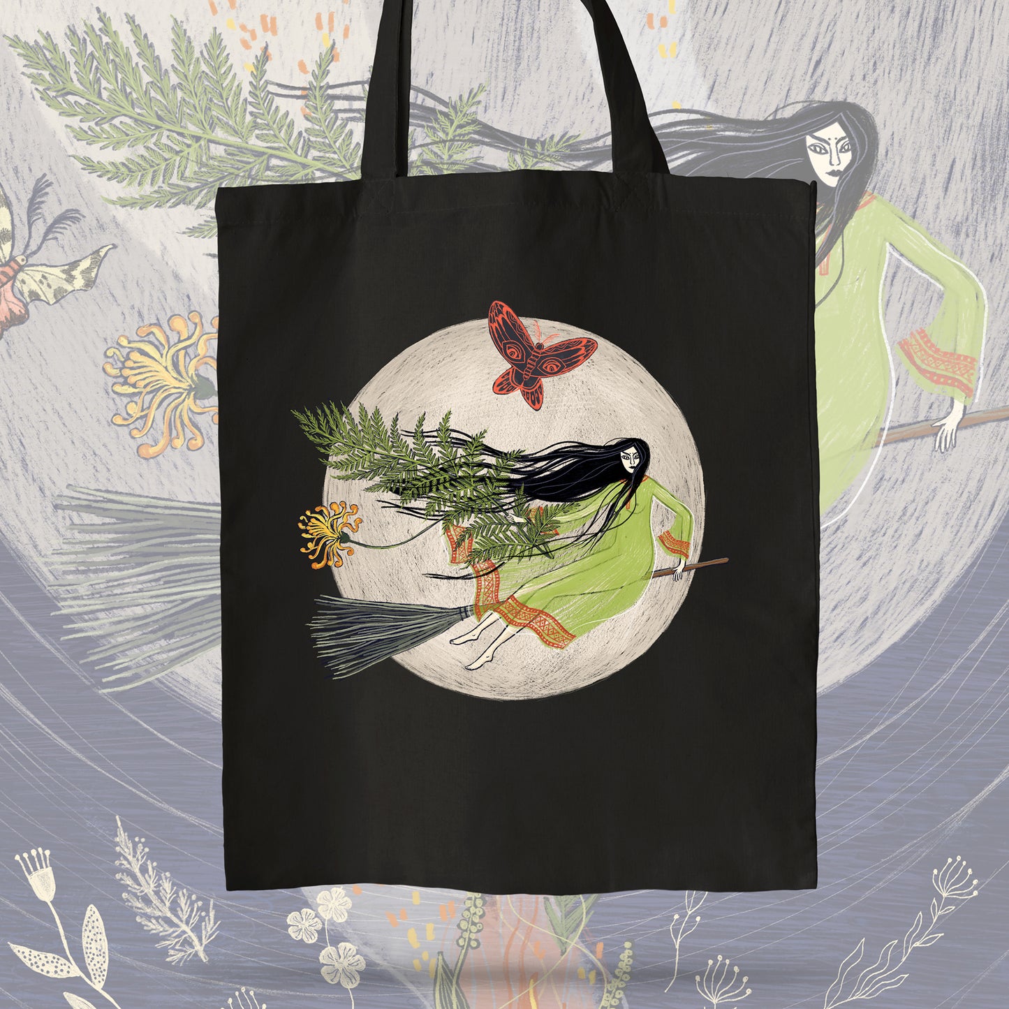 Cotton bag - Witch