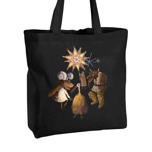 Cotton shopper bag - Carol singers