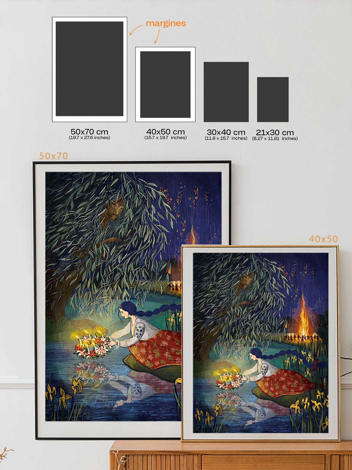 Willow Maiden - art print