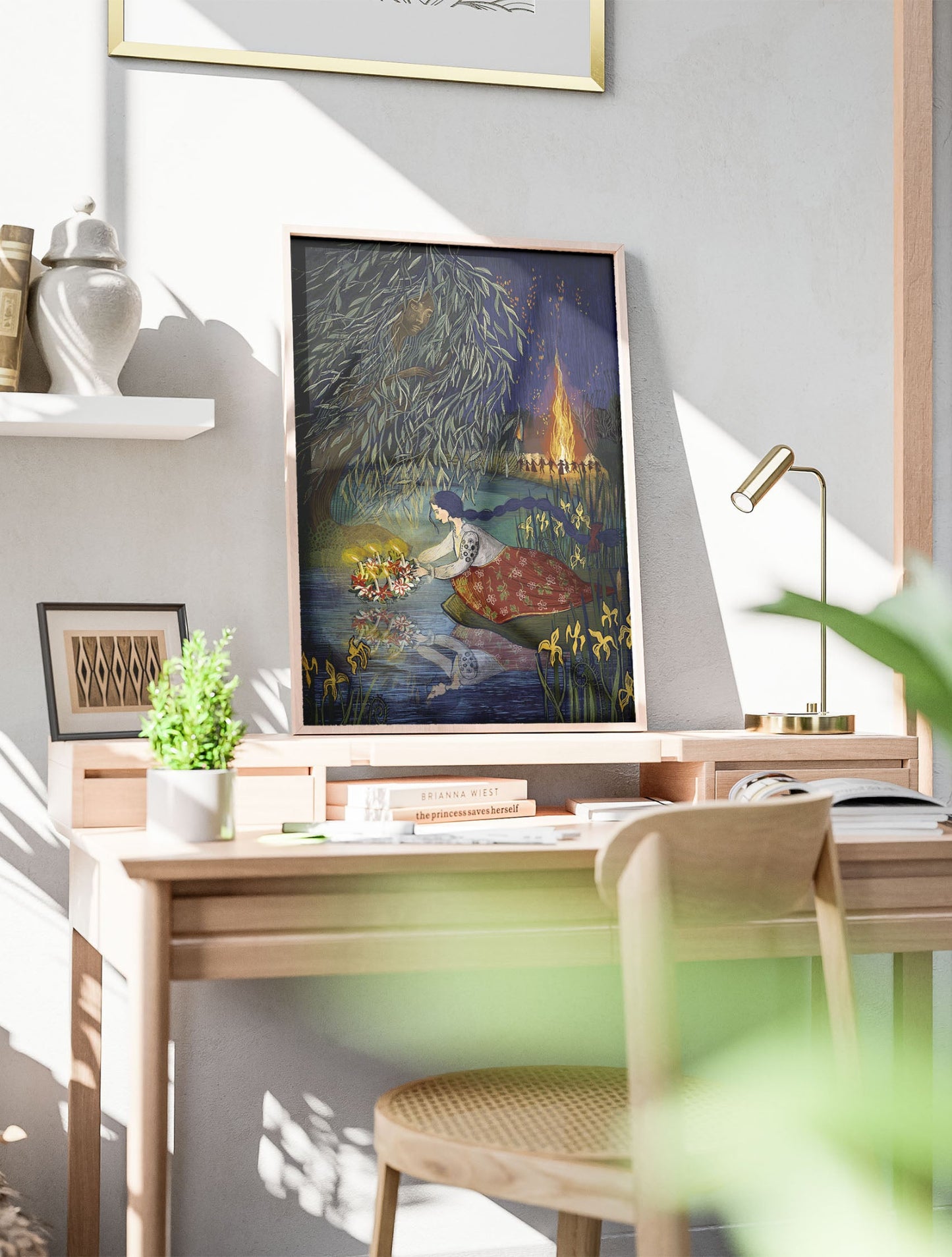 Willow Maiden - art print